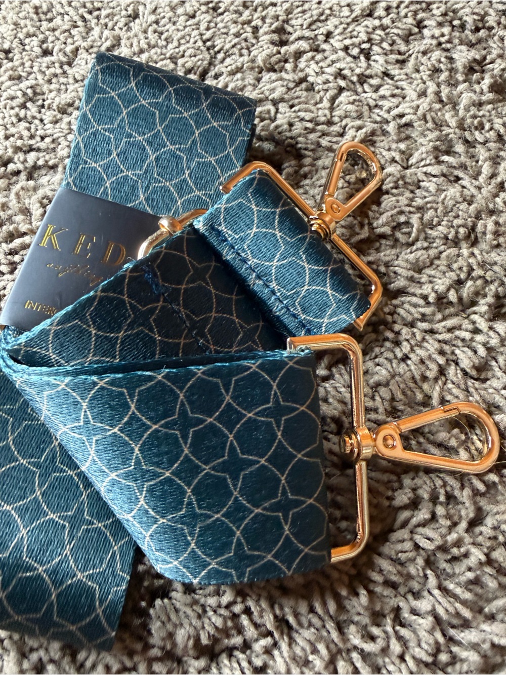 NWT Kedzie Interchangeable Bag Strap teal